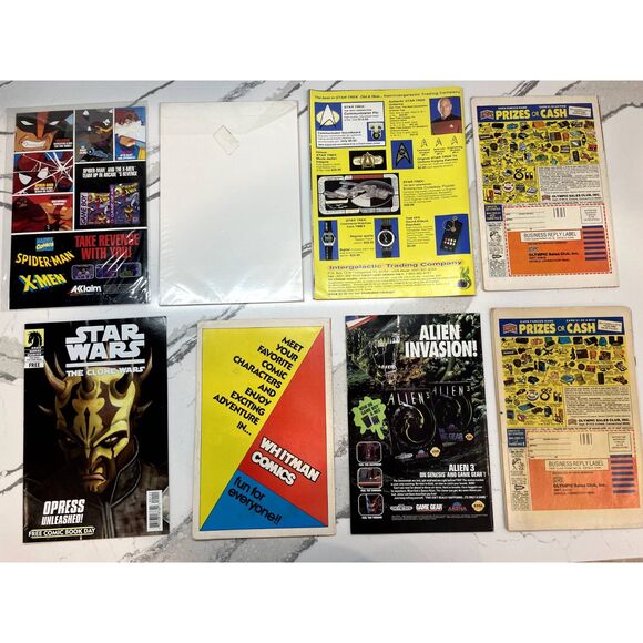 Vintage 15 Comic Book Lot (1990s), 1 CD ROM Comic Book - Various Titles - Condi - Picture 2 of 15